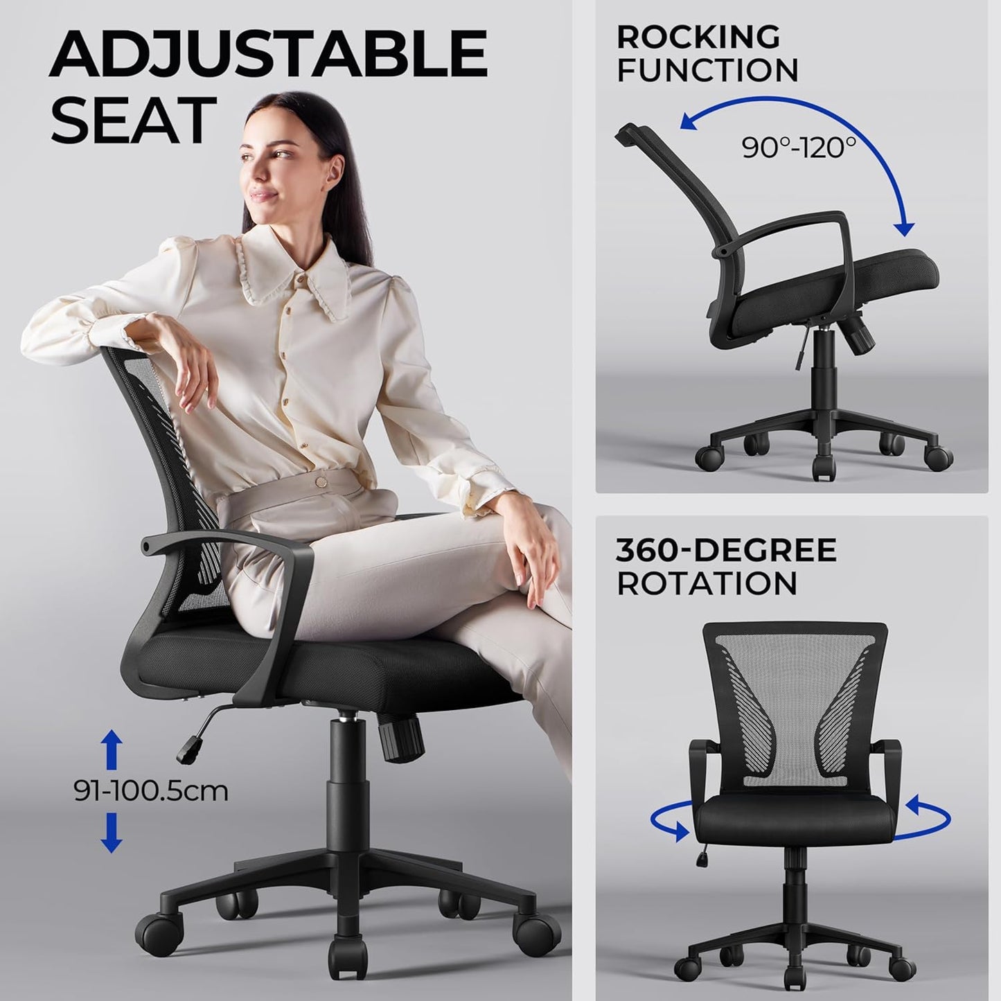 πͺ BUY 1 GET 2 - Yaheetech Ergonomic Office Chair