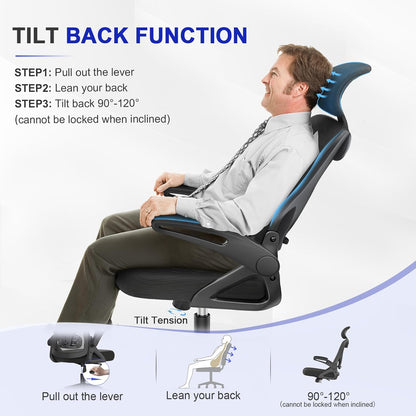 🪑 YONISEE Ergonomic Office Chair — Designed for All-Day Comfort